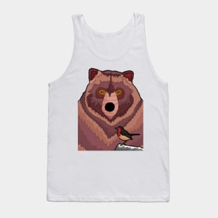 The bear and the robin Tank Top